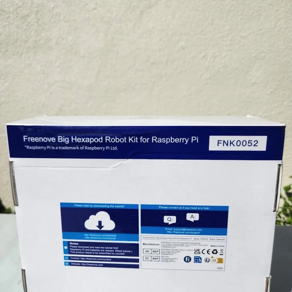 NEW Freenove Hexapod Robot Kit for Robotics Rasberry Pi 5 4 B 3 B+ Zero 2